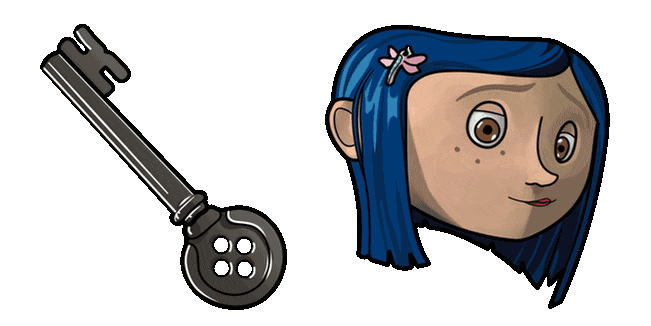 Coraline & Key Animated Cursor
