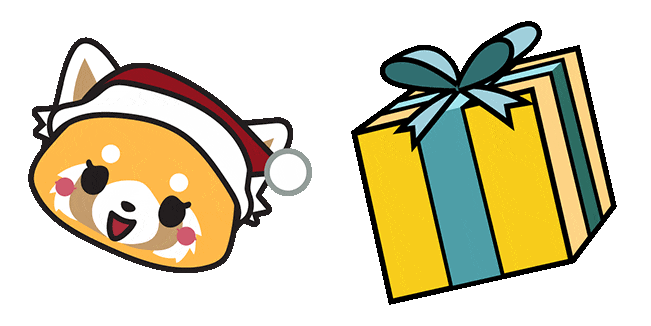 Aggretsuko X-Mas & Present Animated Cursor