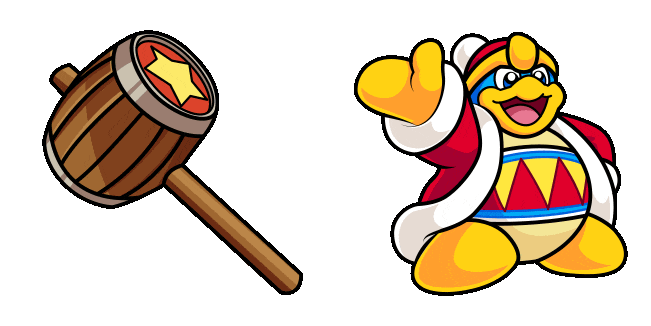 Kirby King Dedede Animated Cursor