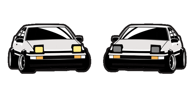 Toyota Initial D AE86 Animated Cursor