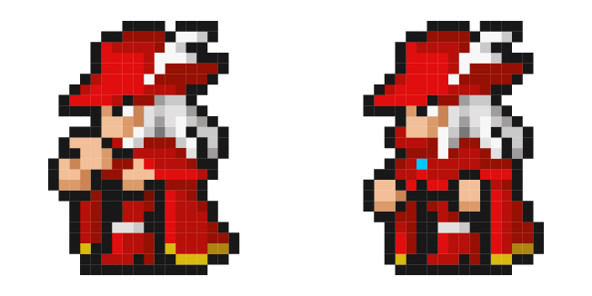 Final Fantasy Pixel Remaster Red Mage Cursor