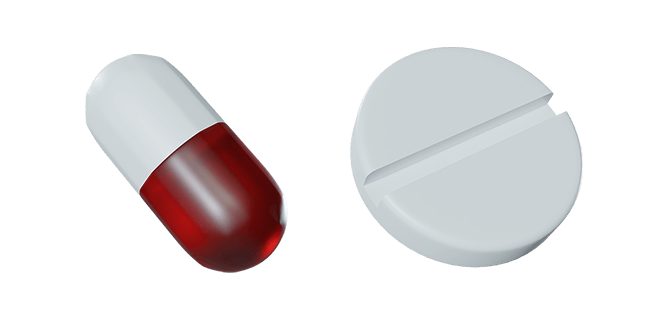 Capsule & White Pill 3D Cursor