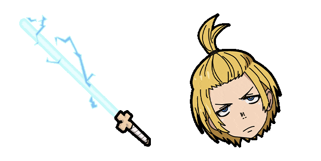 Fire Force Arthur Boyle & Excalibur Animated Cursor