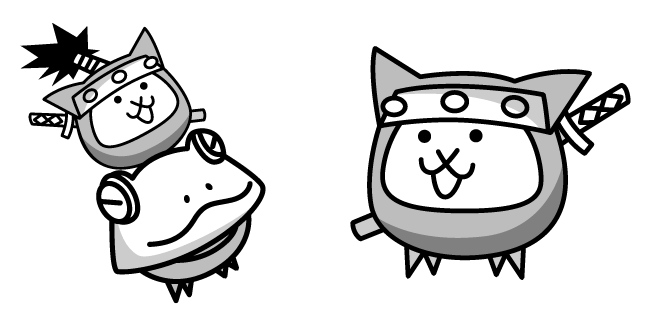 The Battle Cats Ninja & Frog Cats Cursor