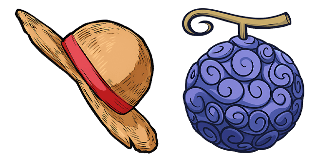 One Piece Straw Hat & Devil Fruit Gomu Gomu Cursor