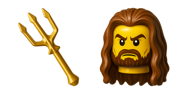 DC Aquaman & Trident LEGO Cursor