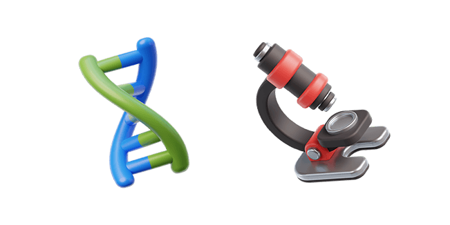 DNA & Microscope 3D Cursor