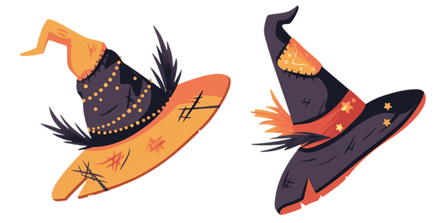 Vibrant Witch's Hat Cursor
