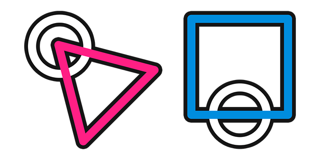 Squid Game Symbols Cursor