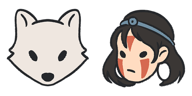 Princess Mononoke & Moro Cursor