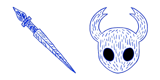 Hollow Knight Mask & Nail Cursor