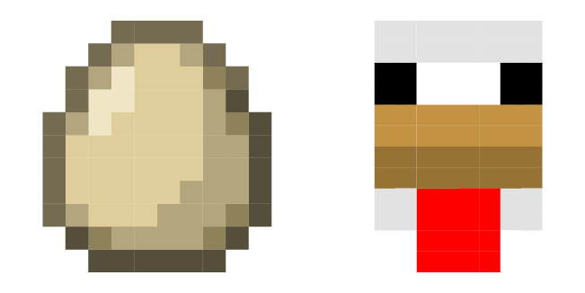 Minecraft Chicken & Egg Cursor