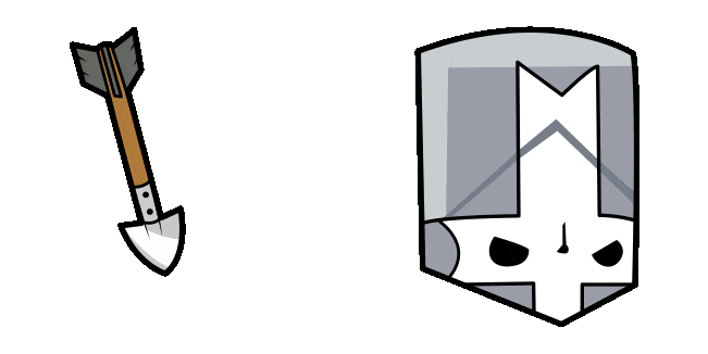 Castle Crashers Gray Knight & Arrow Rain Animated Cursor