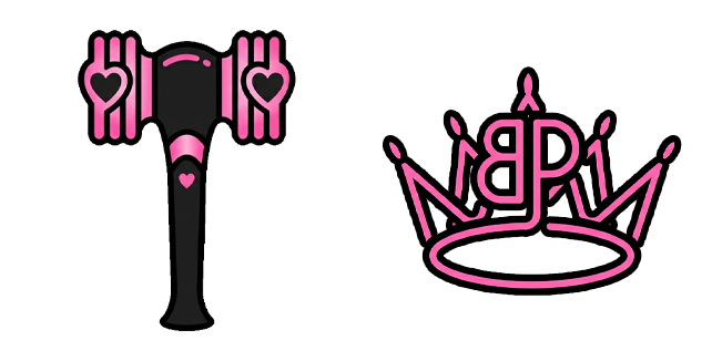 BLACKPINK Hammer Lightstick & Crown Cursor