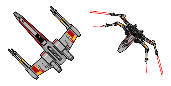Star Wars X-Wing Starfighter Cursor
