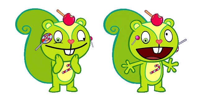 Happy Tree Friends Nutty Animated Cursor