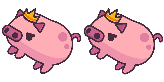 Turnip Boy Robs a Bank King Pig Animated Cursor