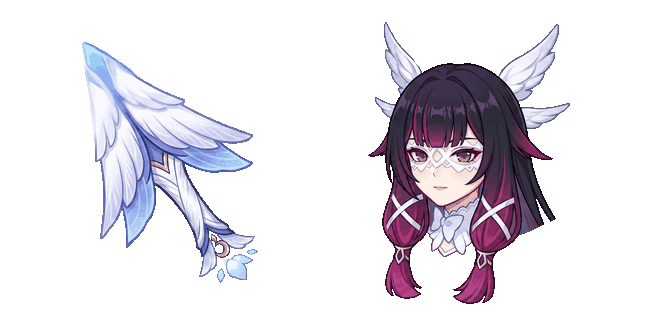 Genshin Impact Columbina & Wing Arrow Animated Cursor