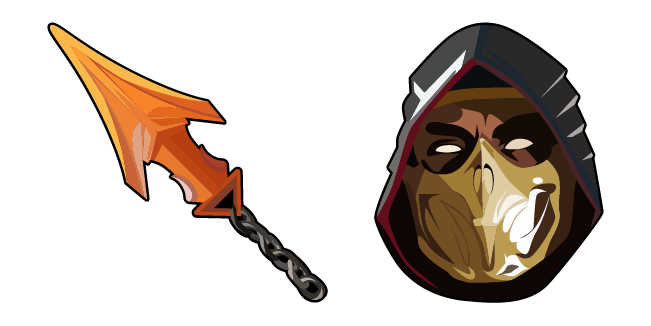 Mortal Kombat Scorpion & Kunai Spear Cursor