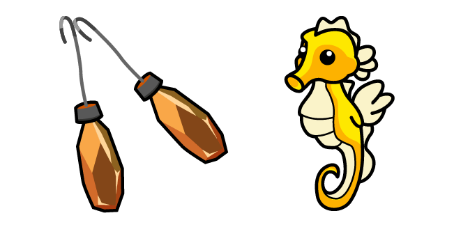 Adopt Me! Seahorse & Earrings Cursor