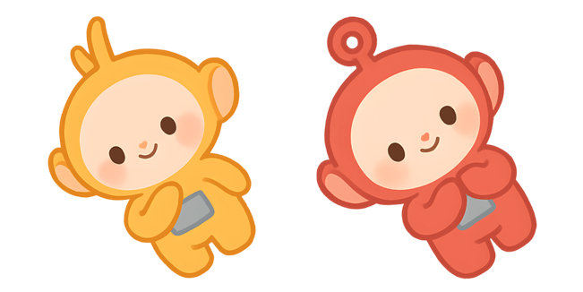 Teletubbies Laa-Laa & Po Cursor