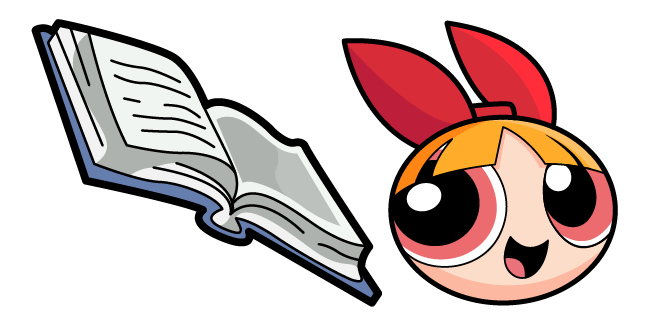 The Powerpuff Girls Blossom & Book Cursor
