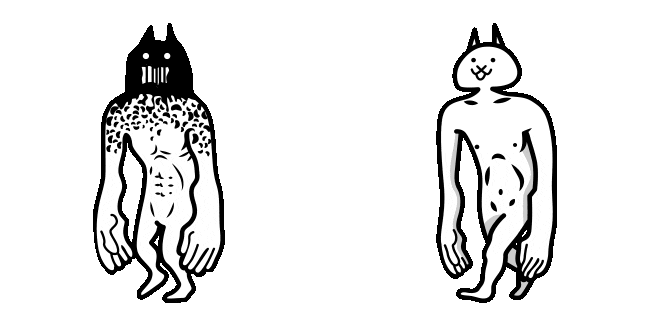 The Battle Cats Mythical Titan Cat Animated Cursor