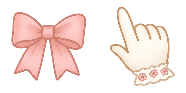 Coquette Aesthetic Bow Cursor