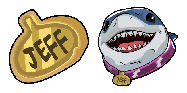 Jeff the Land Shark & Medallion Animated Cursor