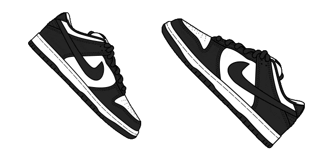 Nike Dunk Low Panda Animated Cursor