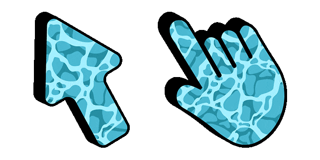 Water Texture Animated Cursor