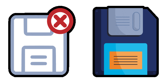 Floppy Disk Save Icon Animated Cursor