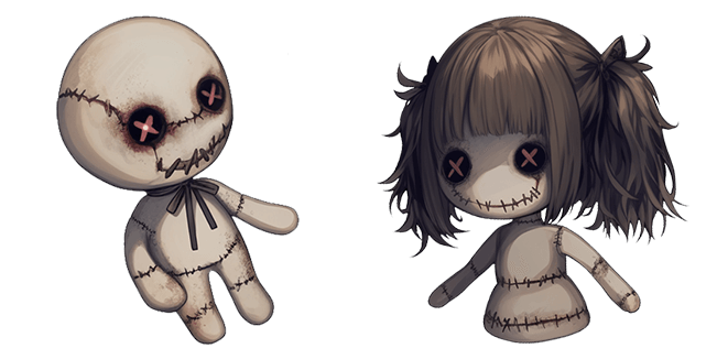 Scary Haunted Doll Cursor