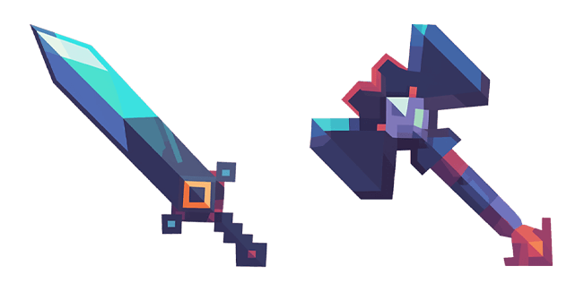 Game Sword & Hammer Cursor