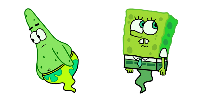 SpongeBob & Patrick Ghosts Cursor