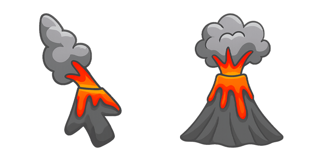 Volcano Eruption Cursor