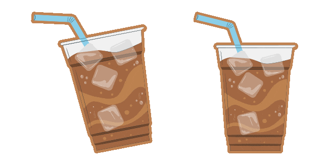 Iced Coffee Animated Cursor