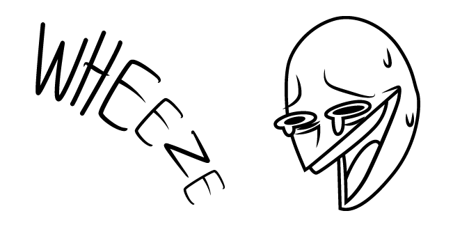 Wheeze Comic Meme Cursor