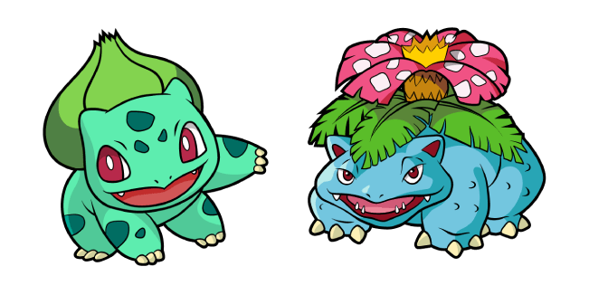 Pokemon Bulbasaur & Venusaur Cursor