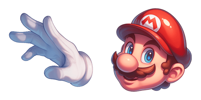 Super Mario Hand & Face Cursor