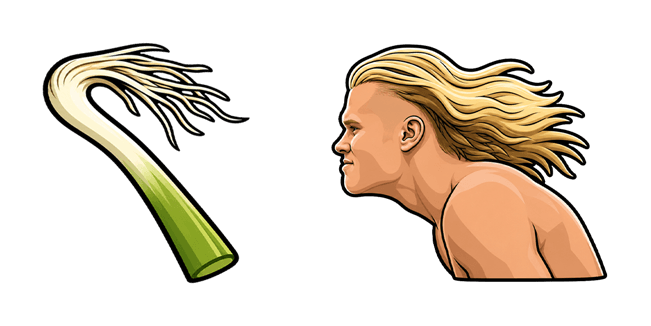 Haaland Onion Meme Cursor