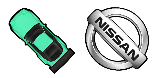 Green Nissan 180SX Cursor