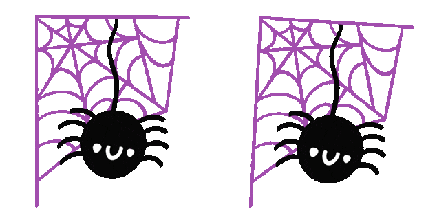 Halloween Cute Spider Animated Cursor