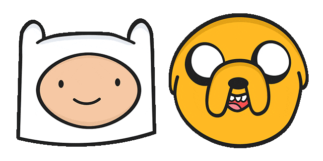 Adventure Time Finn & Jake the Dog Animated Cursor