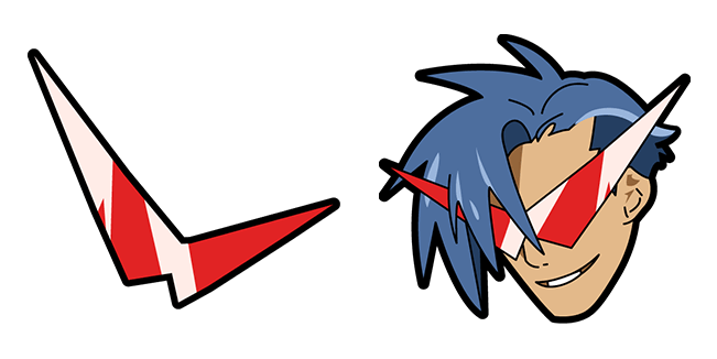 Gurren Lagann Kamina & Glasses Cursor