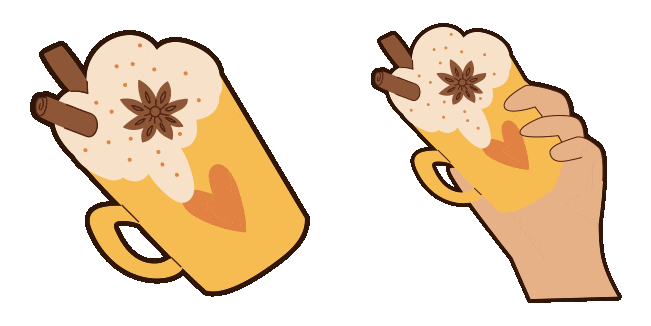 Pumpkin Spice Latte Meme Animated Cursor
