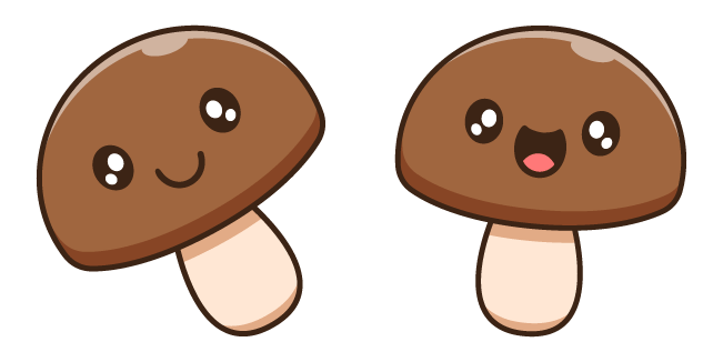 Cute Porcini Mushroom Cursor