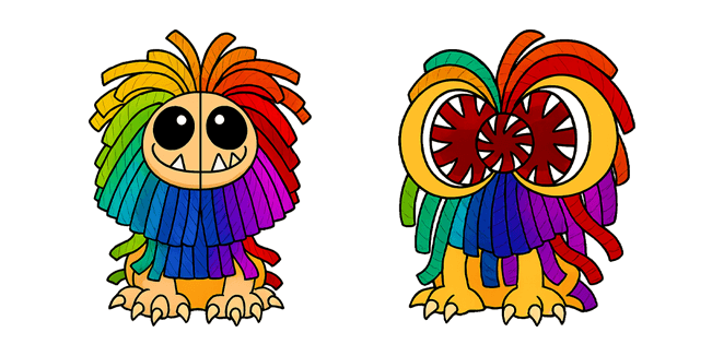 Poppy Playtime Yarnaby Colorful Cursor