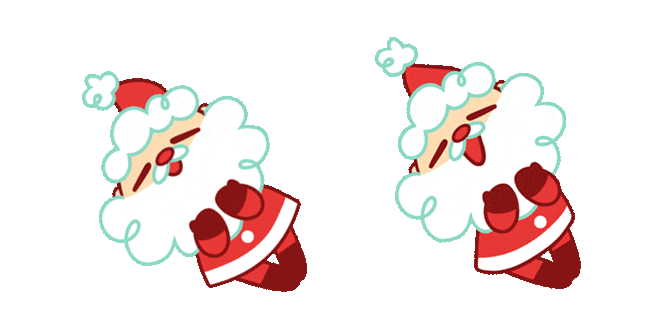 Christmas Cute Santa Dancing Animated Cursor