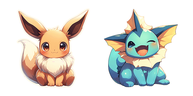 Pokemon Eevee & Vaporeon Cursor